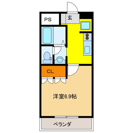 コンフォートハイムの物件間取画像